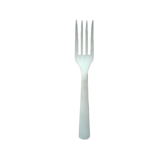Plastic White Biodegradable Fork, For Event and Party Supplies, Size: 6 Inch