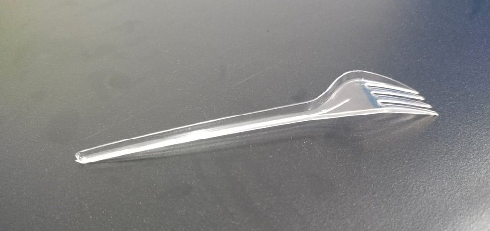 Disposable Plastic Fork, For Event and Party Supplies, Size: 4 Inch