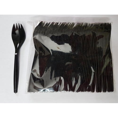Plastic Black REUSABLE Spork