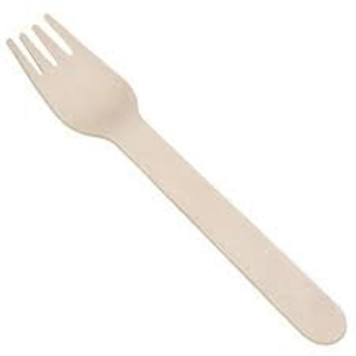 Brown 160mm Disposable Wooden Spork, For Party Supplies