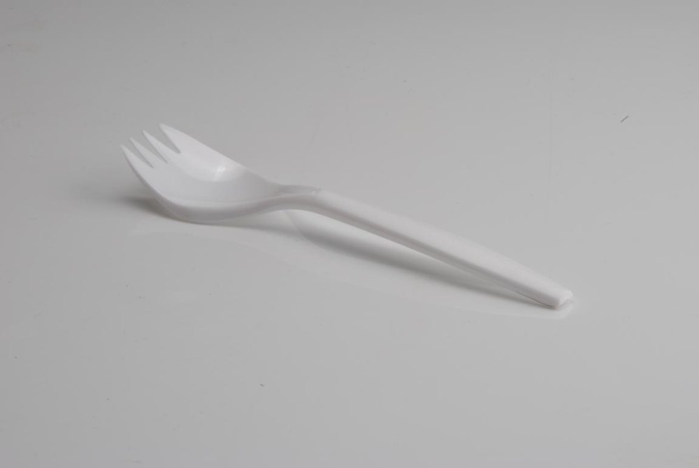 Plastic Clear Transparent Sporks, For Eating, Size: Standard