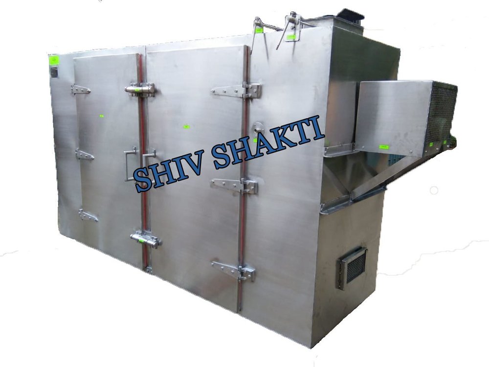 SS/MS Industrial Tray Dryer, Capacity: 6 - 192 Capacity In Trays