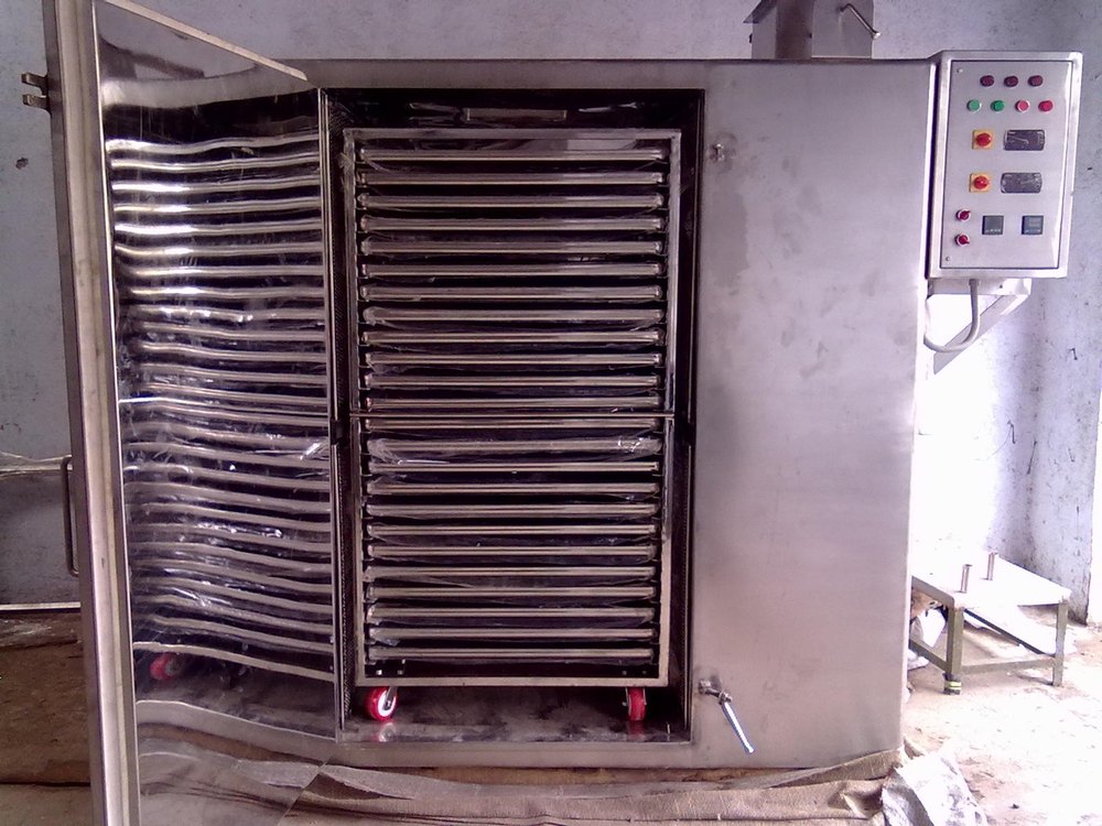 Leela Single Stainless Steel Tray Dryer, Material Grade: 316