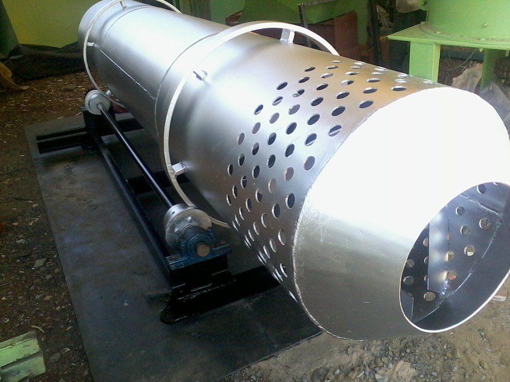 Mild Steel Automatic Industrial Sand Dryer Roller, Capacity: 5000 kg/H