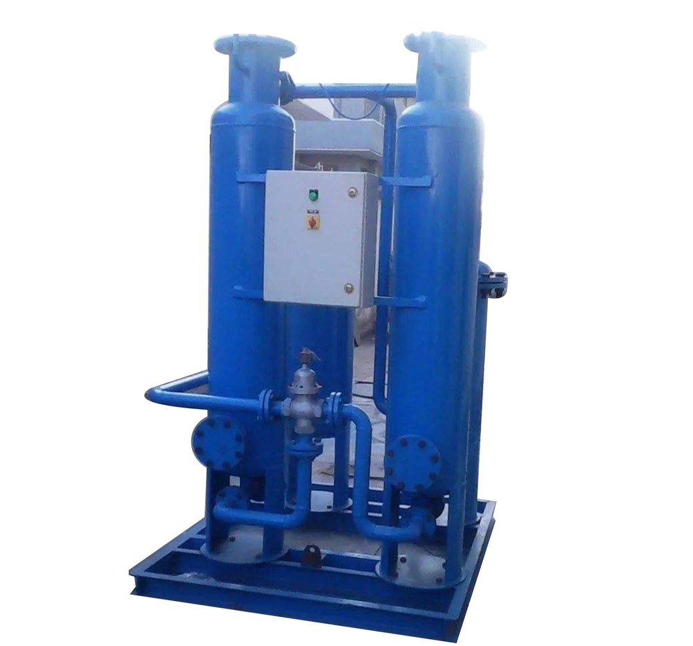 Mild Steel Automatic Heatless Air & Gas Dryer, Capacity: 100cfm