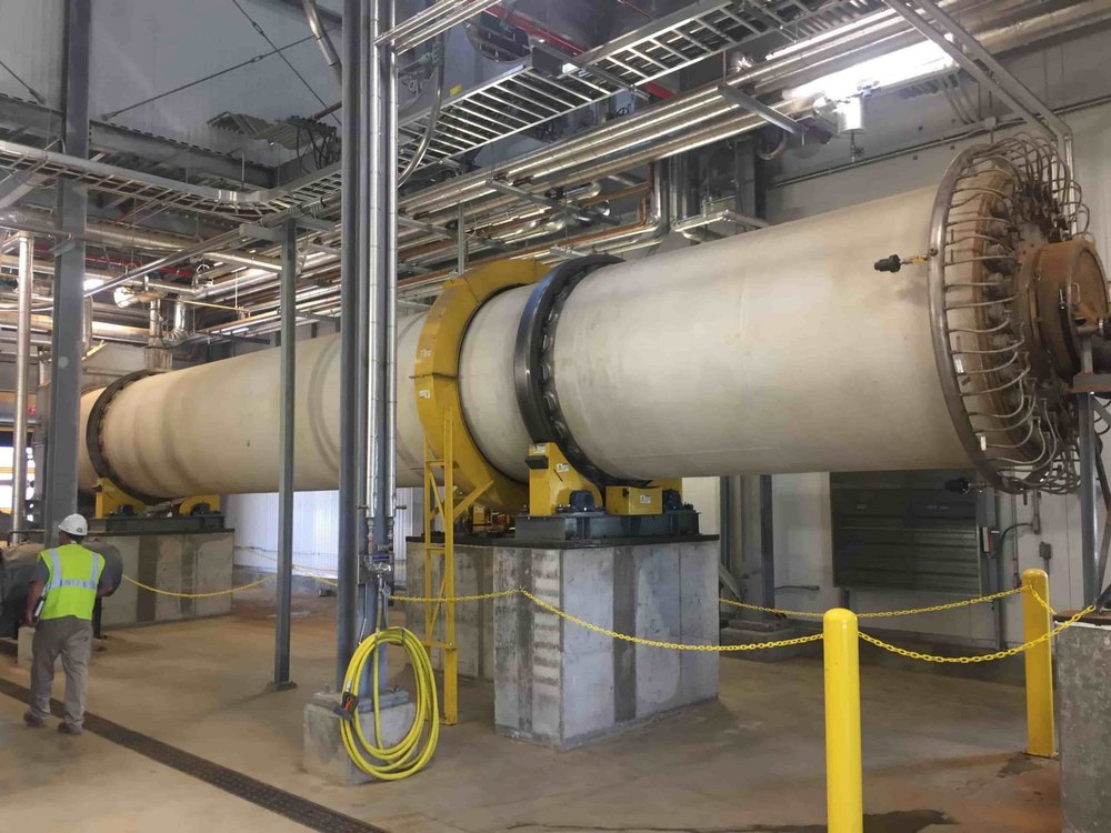 Semi-Automatic Steam Tube Dryer, Capacity: 900 kg per hr