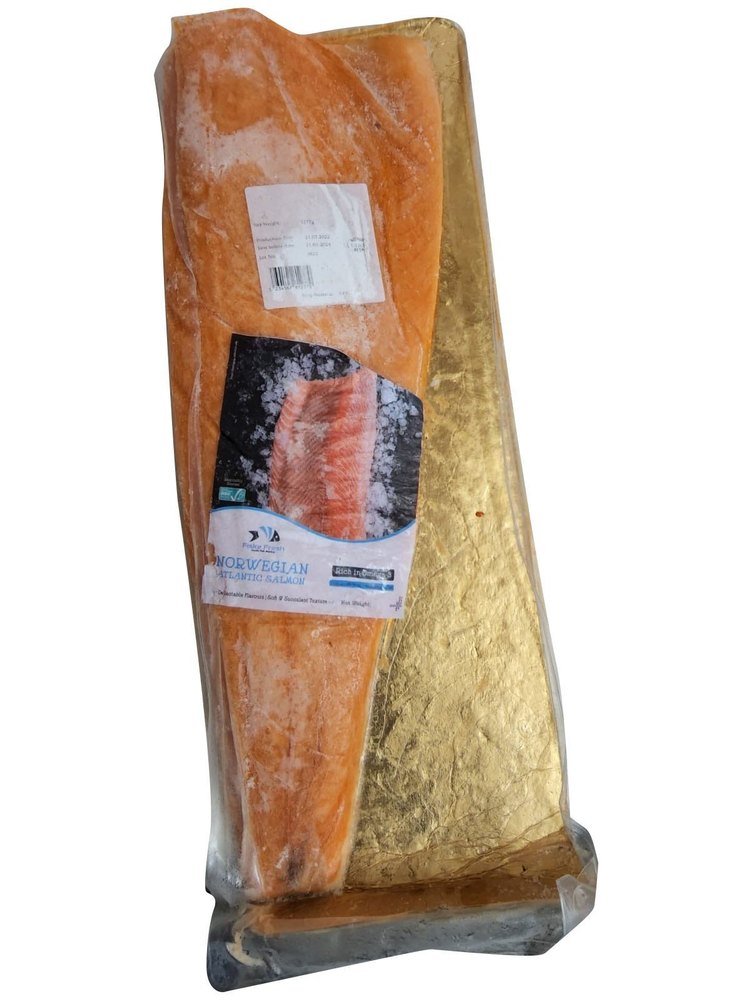 Frozen Salmon Fish Fillet, For Restaurant, 1 Kg