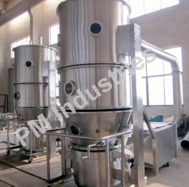 PM Industries Stainless Steel Fluid Bed Dryers