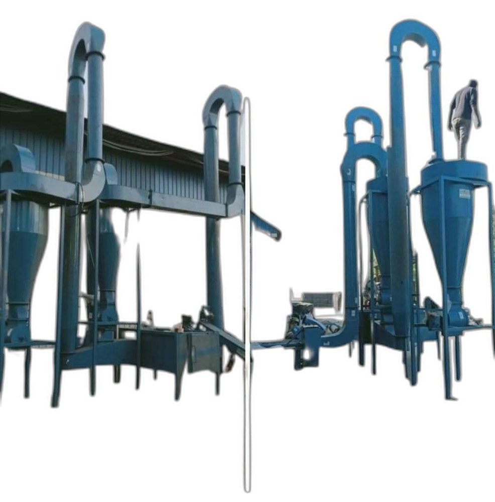 Mild Steel Semi-Automatic Biomass Flash Dryer Biomass Flash Dryer Plant, Capacity: 1000kg-3000kg
