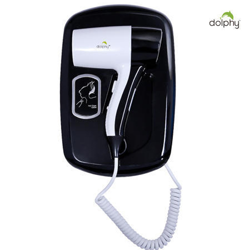 Dolphy Black & White DPHD0015 Wall Mounted Hair Dryer