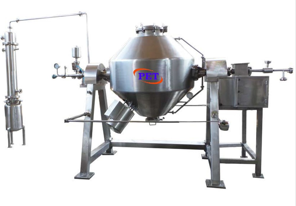 Stainless Steel Automatic Rotocone Vacuum Dryer, Capacity: 15 ltrs to 10000 ltrs