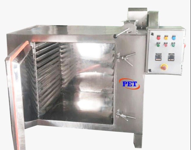 PET-TD Semi-Automatic Stainless Steel Tray Dryer, Material Grade: S.s 316, S.s 304 & Ms, Capacity: 6 Trays To 192 Trays