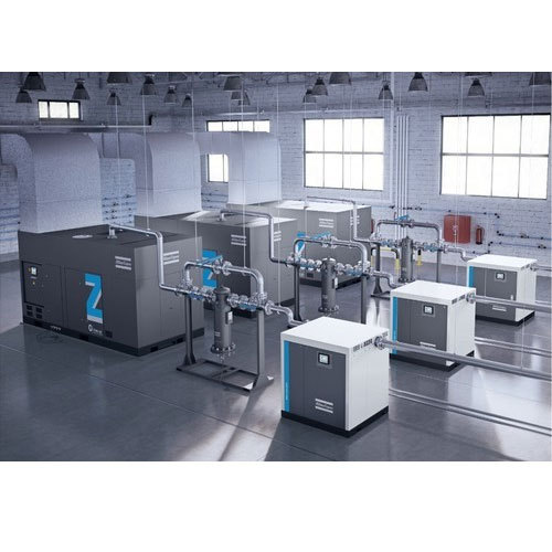 Atlas Copco Mild Steel Industrial Compressed Air Dryer, Electric, 320-440V