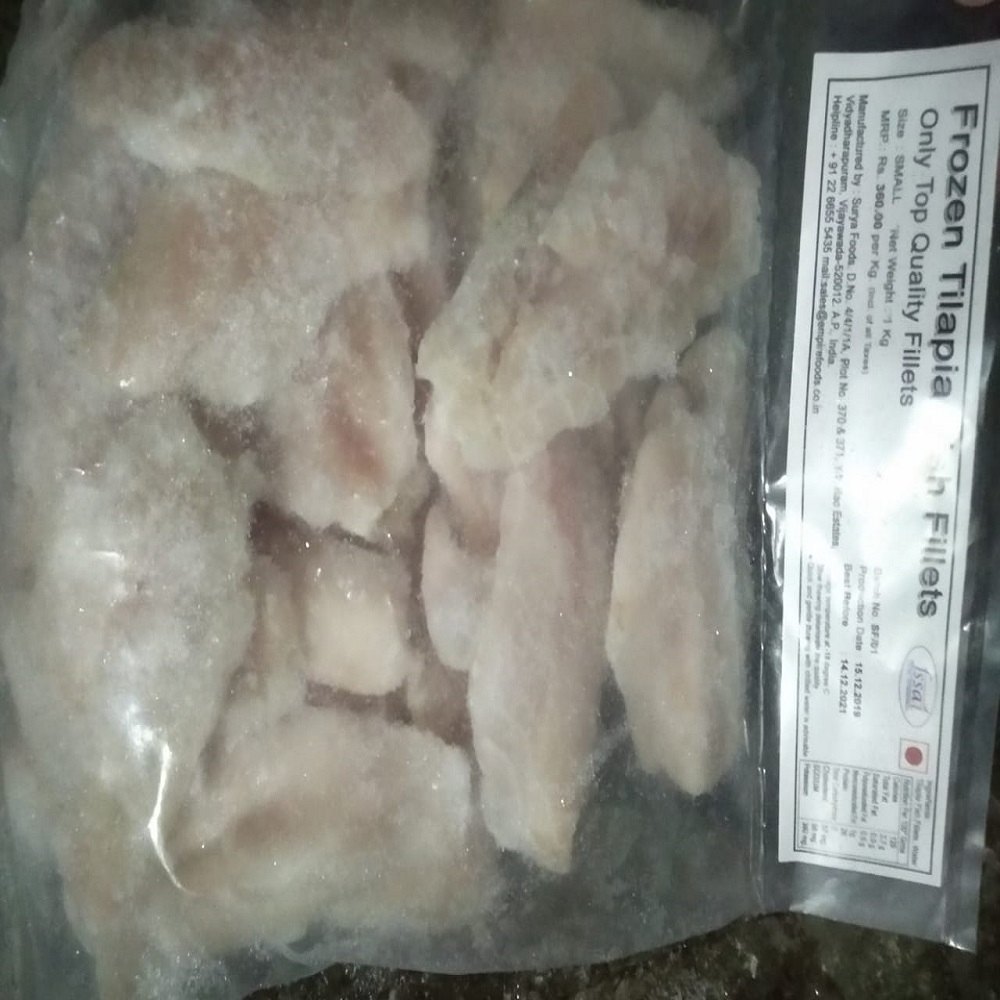 Frozen Tilapia Fish Fillet, Packaging Type: LD Cover, 1 Kg