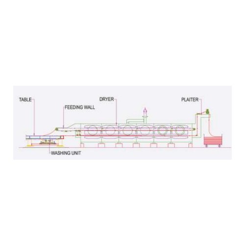 Automatic Float Cum Horizontal Conveyor Dryer
