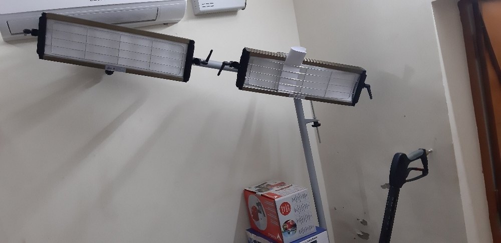 Amfos Aluminium Infrared Curing Lamp IR Dryer, 220 Volts, 2000 Watts