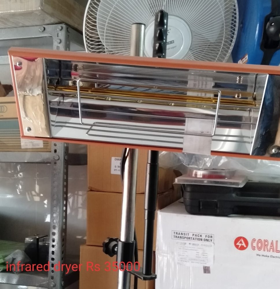Stainless Steel Automatic Infrared Dryer, Capacity: 4 Ton