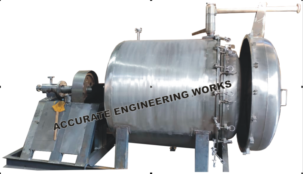 Stainless Steel Drum Dryer, Automation Grade: Semi-Automatic