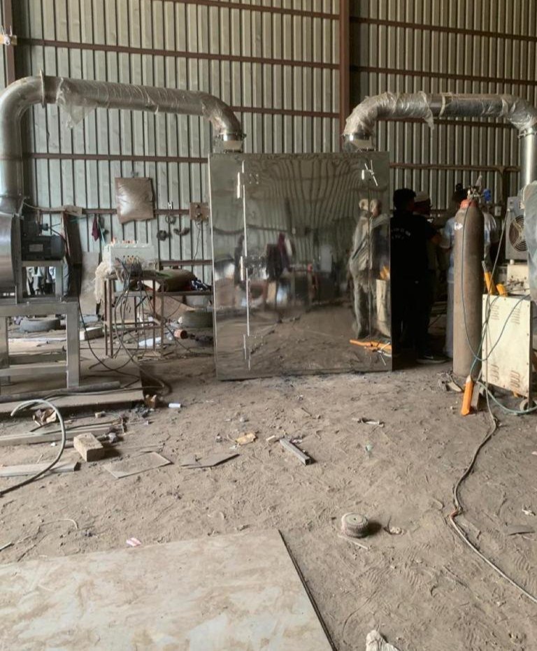 Imochem Stainless Steel Air Dryer With AHU System, Capacity: 48 Trays, Automation Grade: Automatic