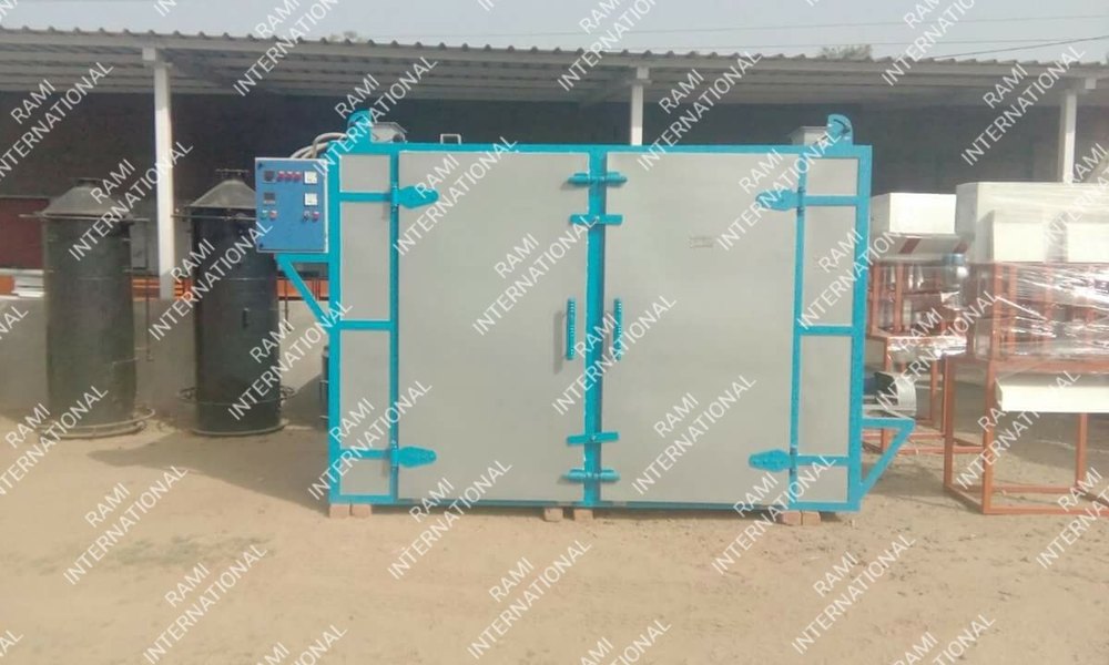 Rami Mild Steel Hot Air Tray Dryer, 380 V