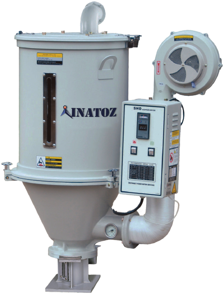 60 Degree Celsius Grey Automatic Stainless Steel Hopper Dryer, 230V, Capacity: 150 kg