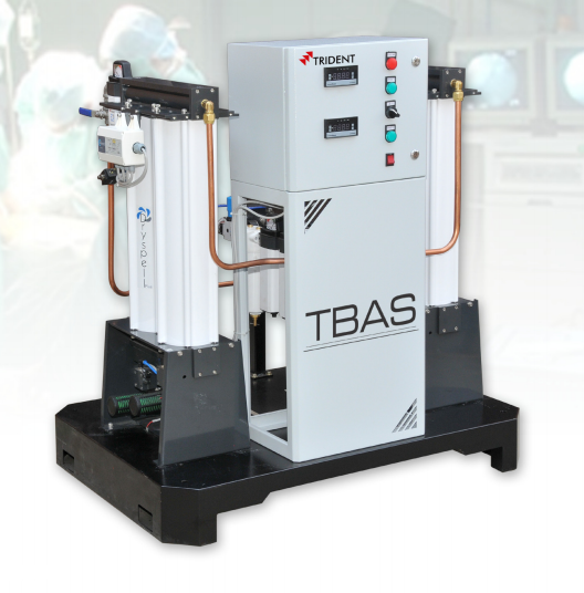 Standard Automatic Trident Medical Breathing Air Dryers ( Tbas Medical Dryers), Capacity: 10-375 Cfm