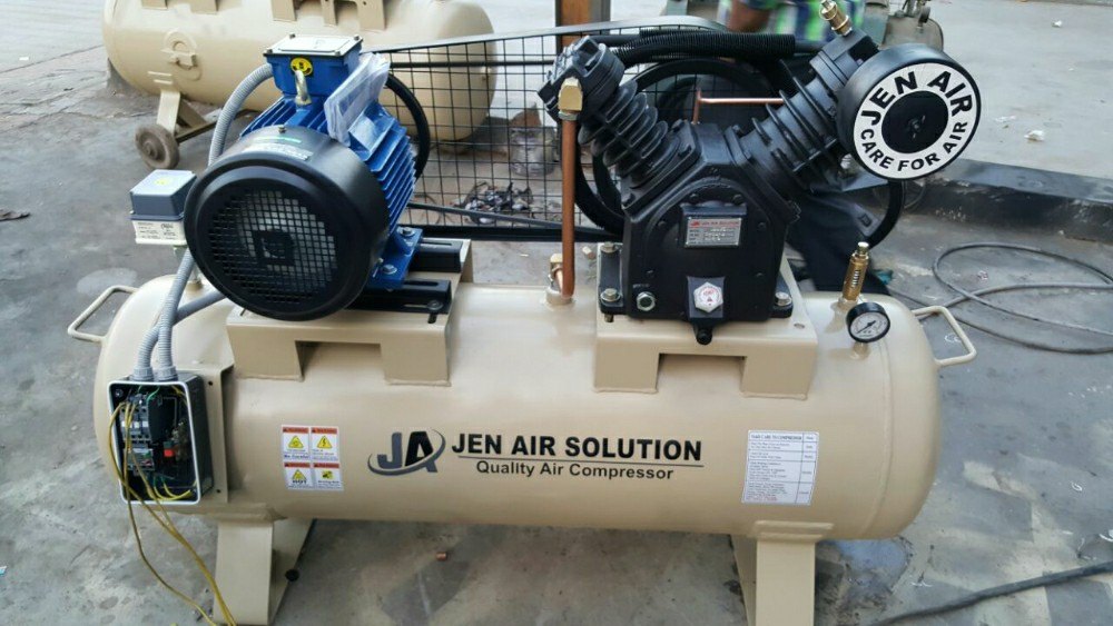 1 HP To 40 HP 7 Bar To 12.3 Bar Reciprocating Air Compressor