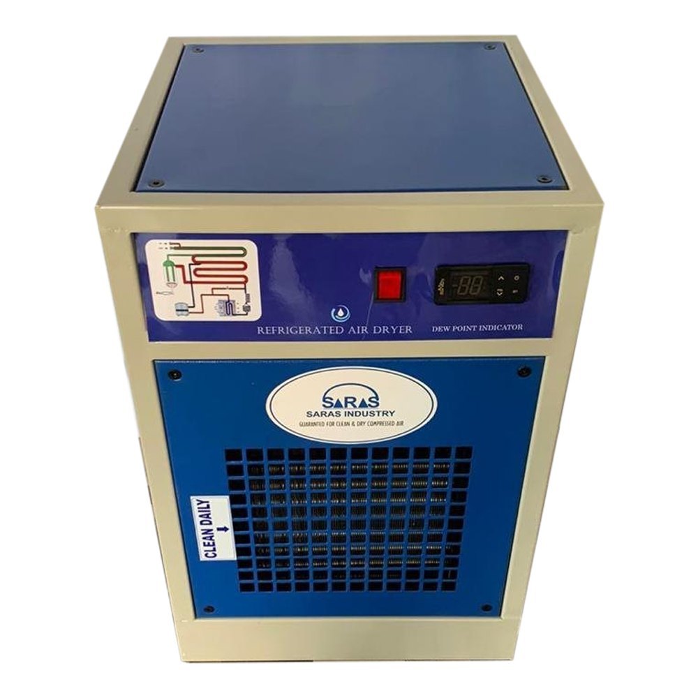 Saras Refrigerated 20 Cfm Low Pressure Air Dryer, For Industrial, 5 HP