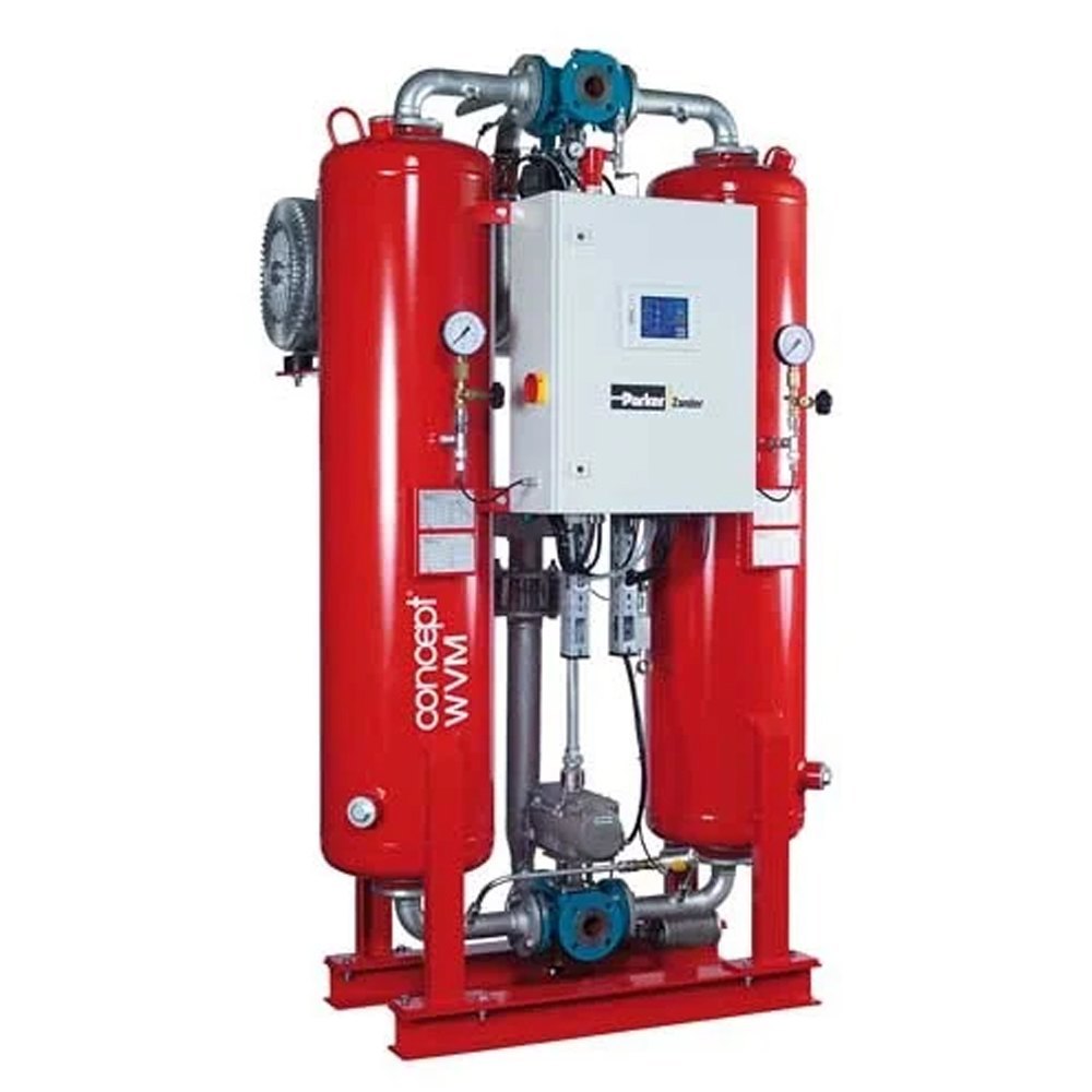 Parker WVM 1450 Series Adsorption Dryer, 240 V, Automation Grade: Semi-Automatic
