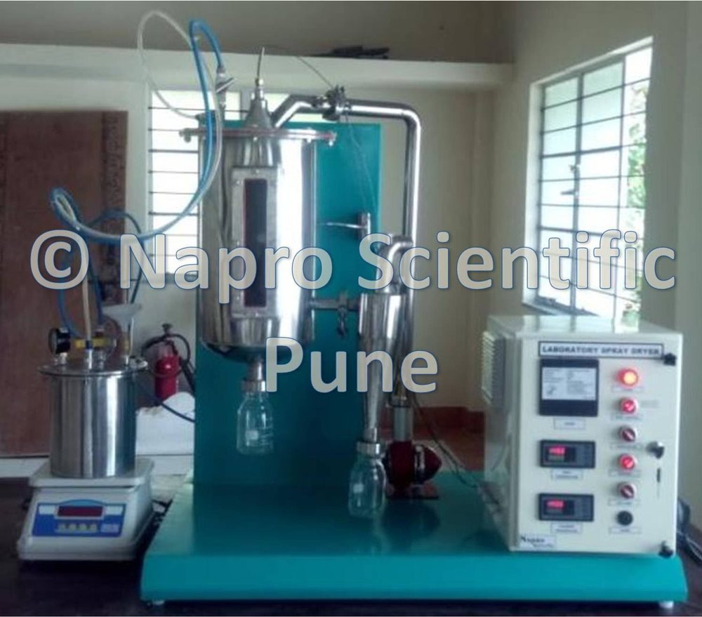 Napro Three Phase Laboratory Spray Dryer, Capacity: 1 Lph