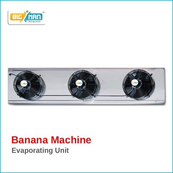 2-to 8c Single Banana Machine 3 Fan Evaporating Unit, For Cold Room, Capacity: 3.5Ton