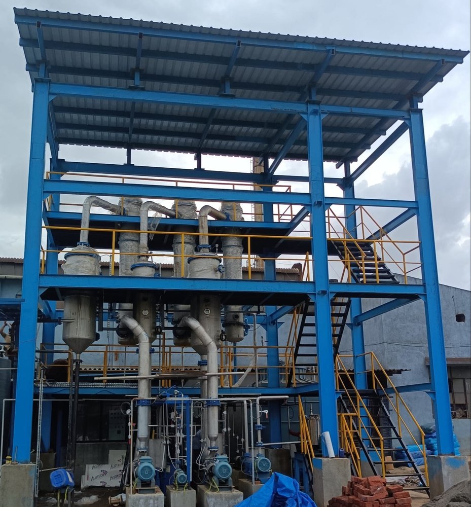 150 Degree Celsius 50 Hz Double Effect Forced Circulation Evaporator, Automation Grade: Automatic, Capacity: 16 Klpd