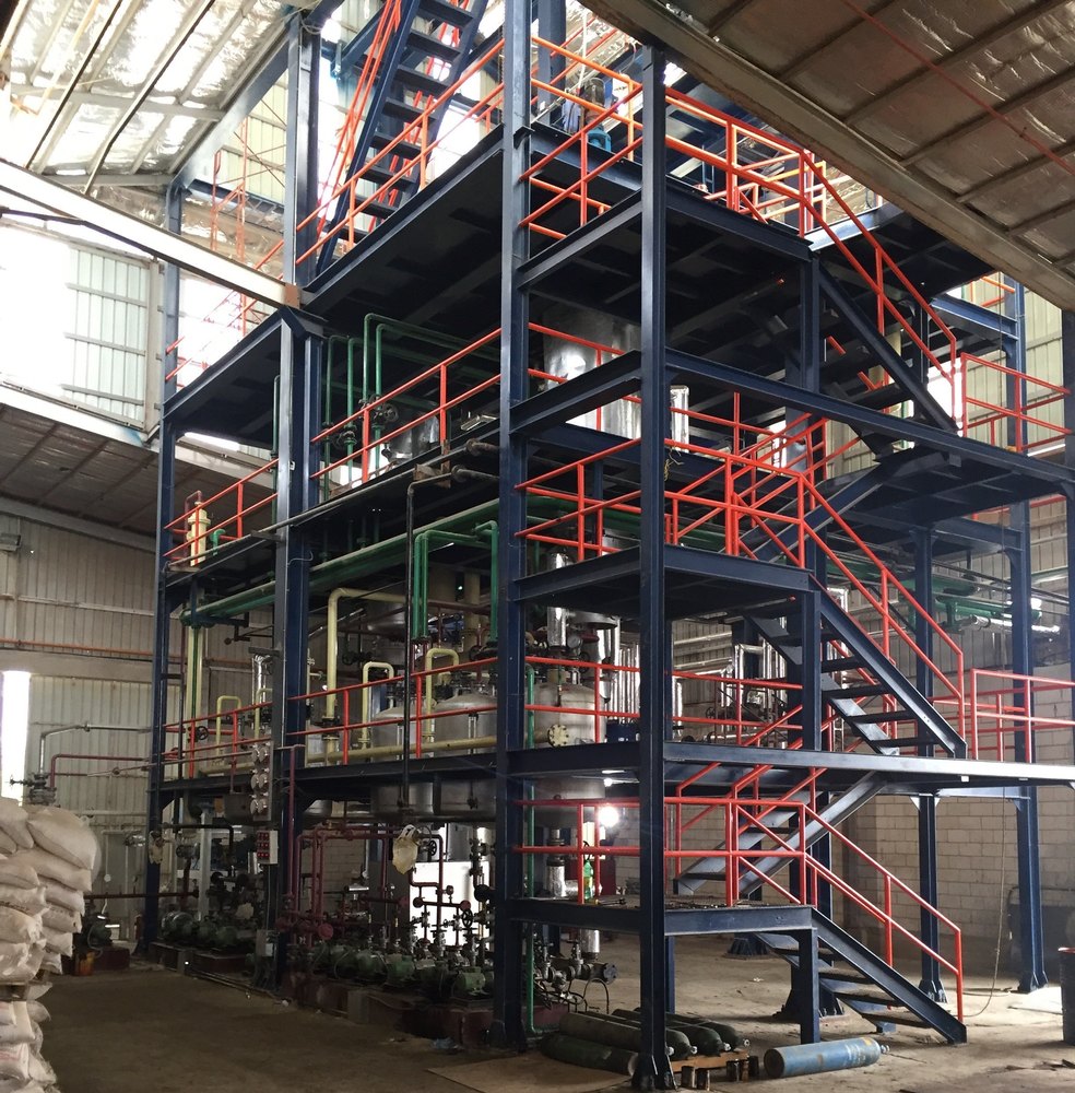 Re-refining Plant By Wiped Film Evaporation, For Industrial