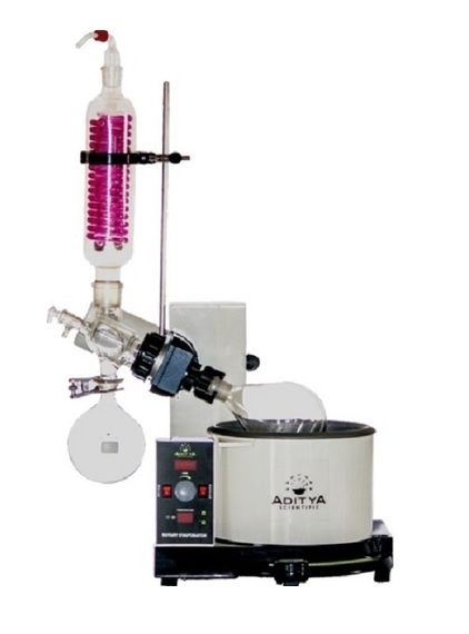 210 Degree Centigrade 50 Hz Rotary Evaporator, Automation Grade: Semi-Automatic, Capacity: 1 Liter