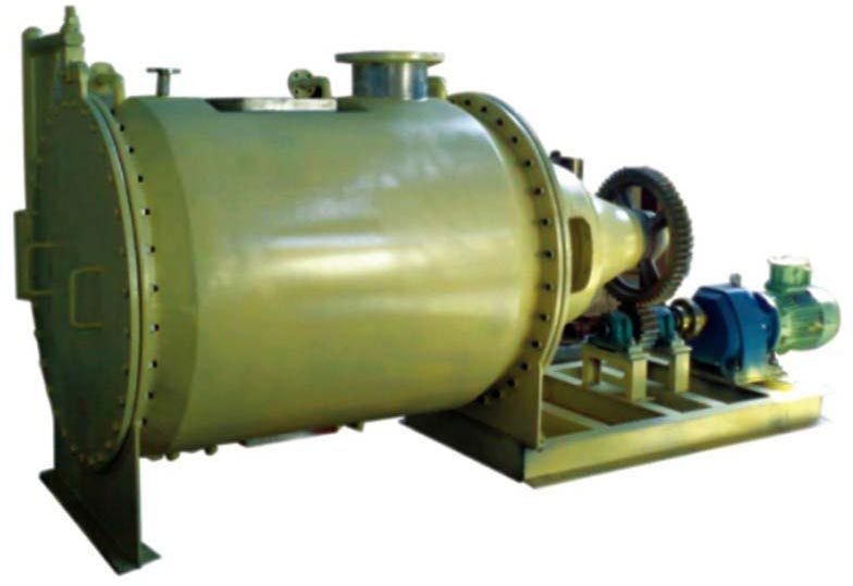 Mild Steel Semi-Automatic Agitated Cylindrical Vacuum Dryer, Capacity: >500 kg