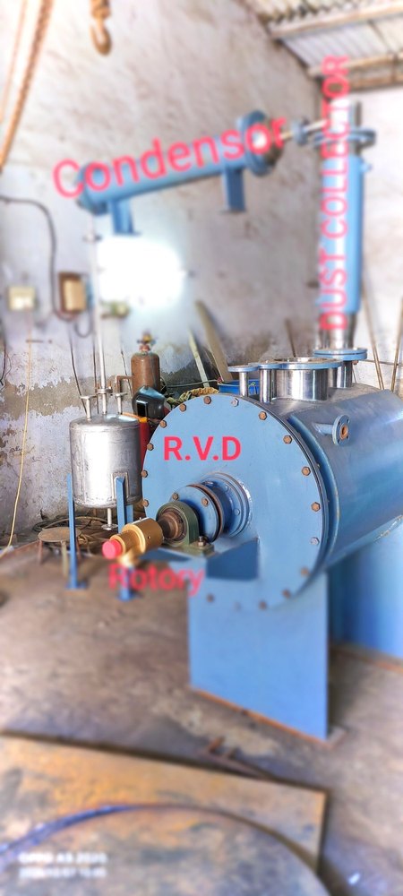 Capacity: 200 To 3000 Kg/hr Steel Rotary Vacuum Paddle Dryer