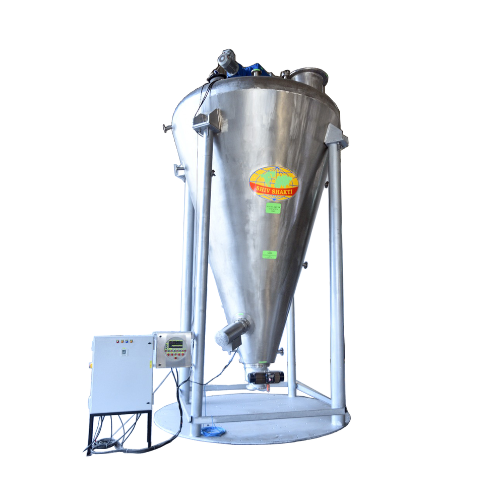 Stainless Steel Nauta Vacuum Dryer, Capacity: 50 - 25000 Gross Volume Ltrs