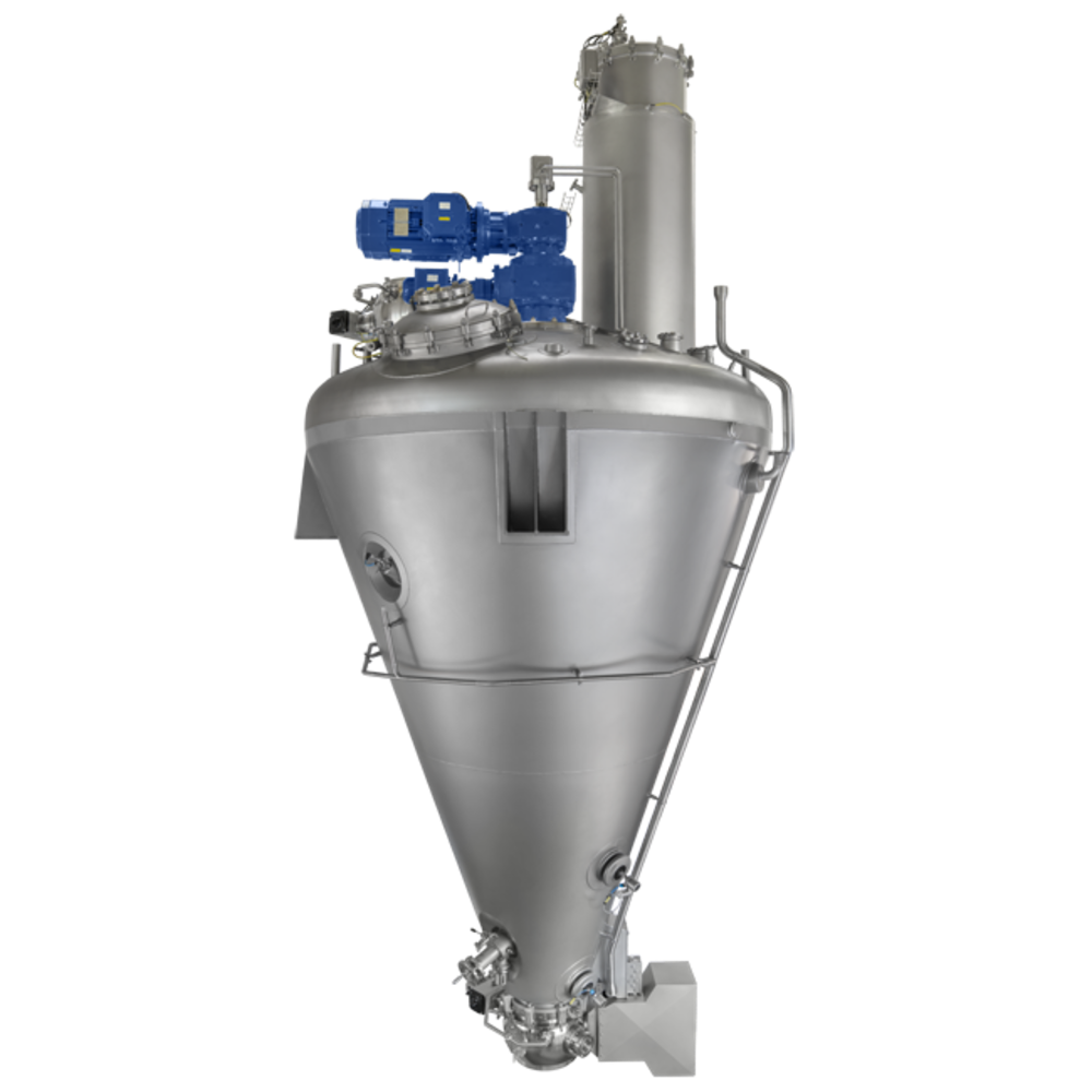 Stainless Steel Automatic Conical Screw Vacuum Dryer, Capacity: Up To 10000 L
