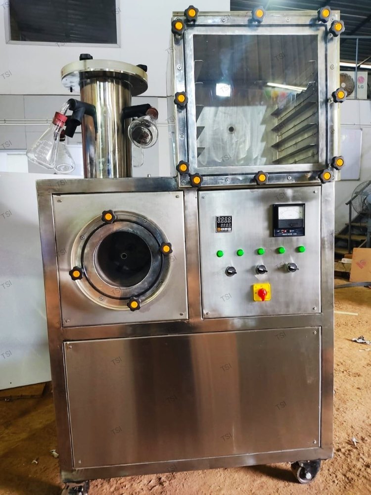 MS with powder coated / SS 304 Automatic Conical Vacuum Dryer