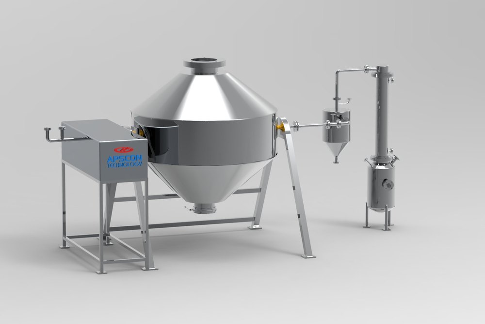 Stainless Steel Automatic RCVD Rotocone Vacuum Dryer, Capacity: 100l To 5000l