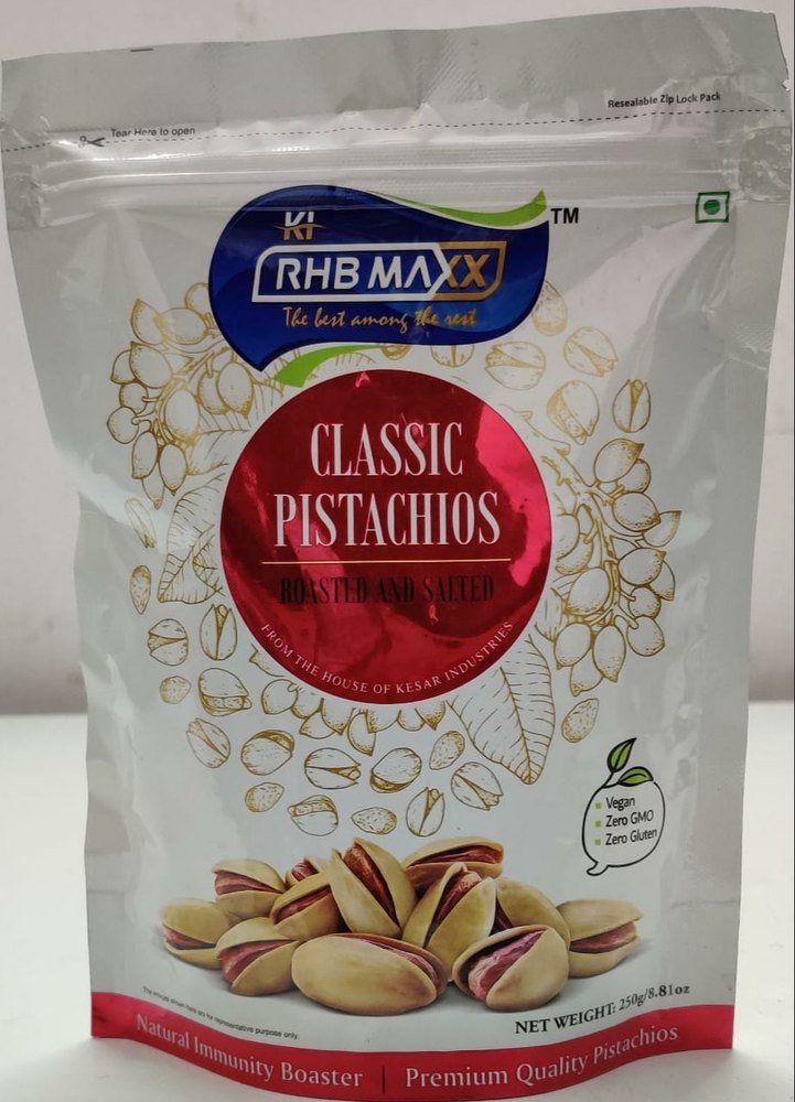 RHB PISTA SALTED, Packaging Type: Vacuum Bag, Packaging Size: 250GM