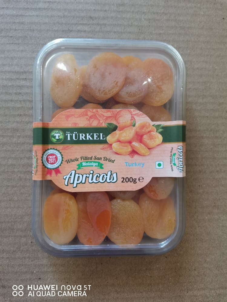 Turkel Dried Apricot, Packaging Type: Plastic Box, Packaging Size: 200Grams