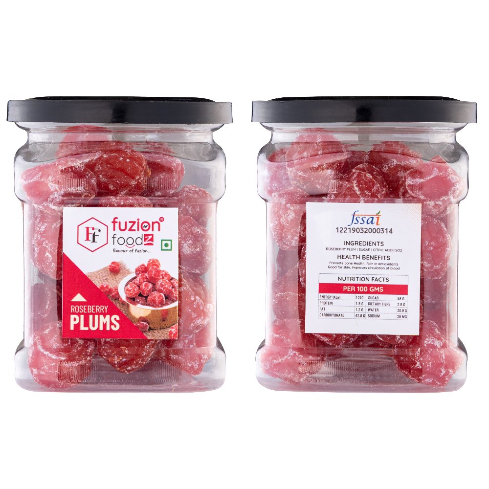 Roseberry Plums, Packaging Size: 150g