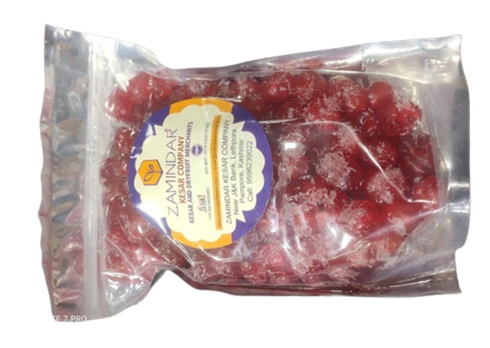 Zamindar Kashmiri Dry Cherry 500 grams, Packaging Type: Packet