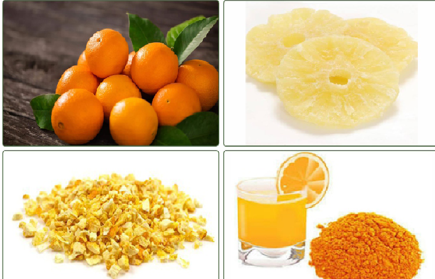 India Freeze dried orange