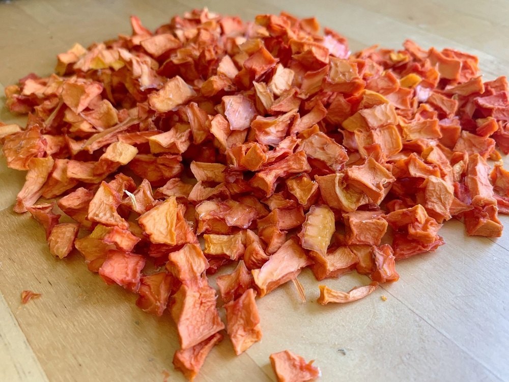 Dehydrated Papaya Flakes, Loose