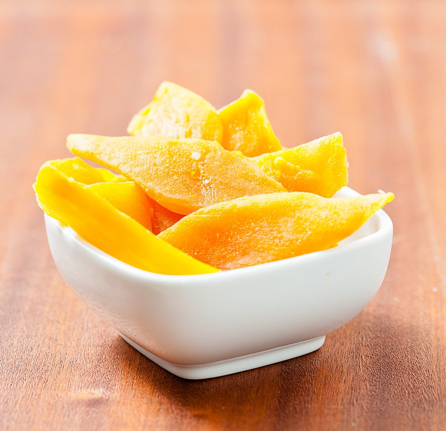 Spicy Monk Yellow Gourmet Fresh & Natural Dehydrated Fruits Sliced Dried Mango Fruits