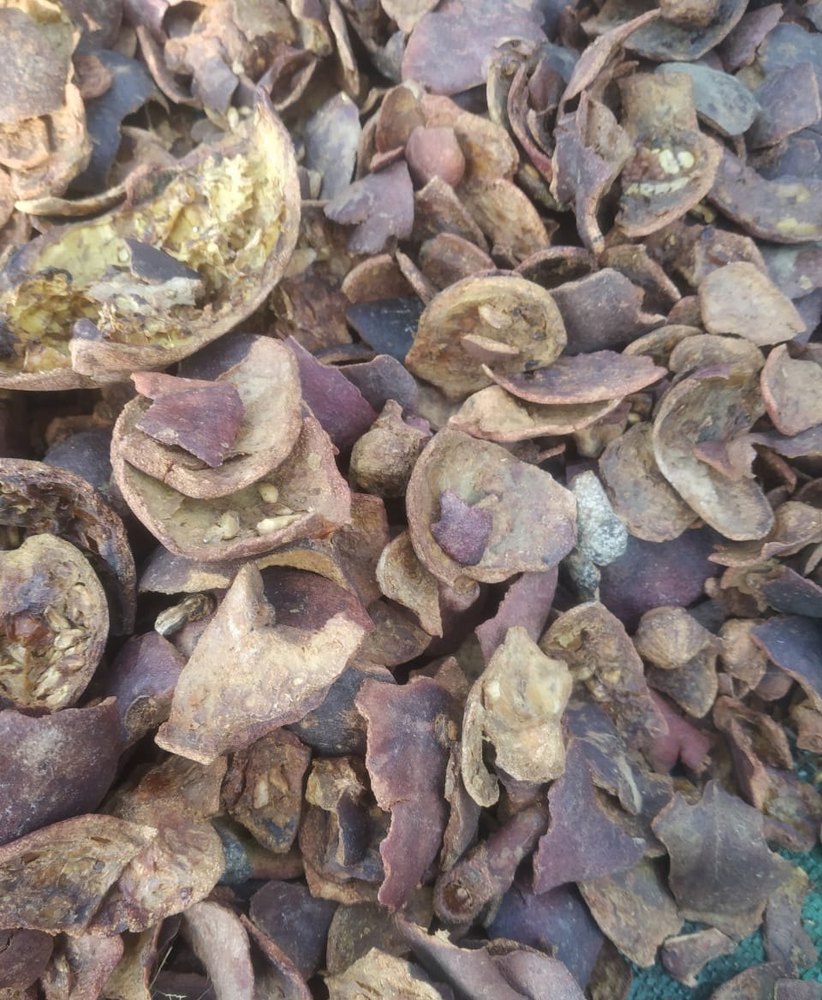100% Natural Brown Dried Pomegranate Peel, Packaging Type: Plastic Bag, Packaging Size: 30 Kg