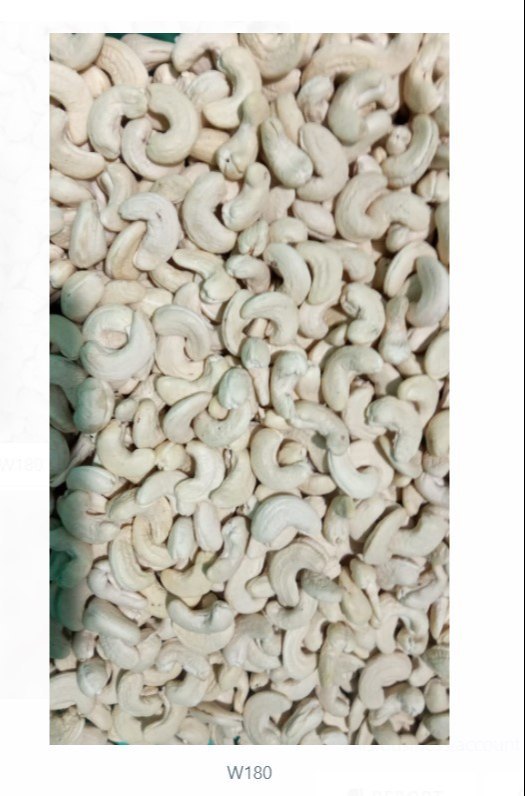 Whole Cashew W180 Nuts, 10 Kg
