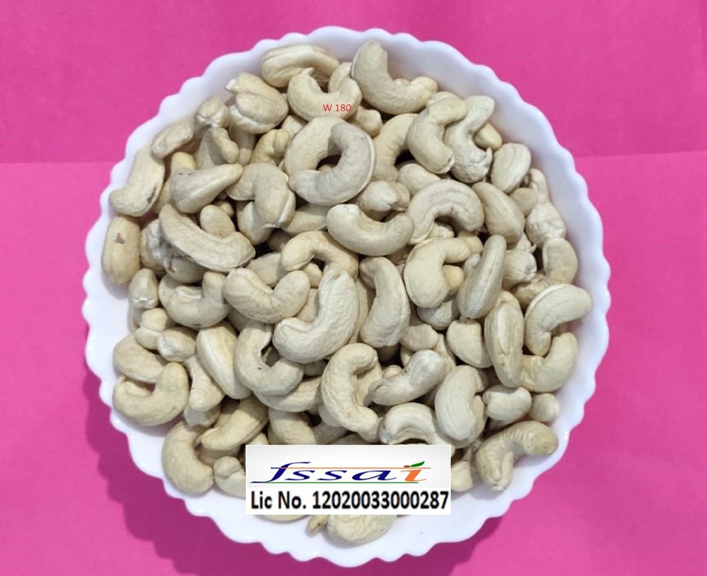 Steamed Cashew Nut W180, Packaging Size:250G-10Kg